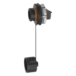 PANDUIT IAEBH6X Conector Jack RJ45 de Uso Industrial Estilo TG Categoria 6A Con Tapa Protectora Proteccion IP67
