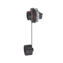 PANDUIT IAEBH6XS Conector Jack RJ45 de Uso Industrial Estilo TG Blindado Categoria 6A Con Tapa Protectora Proteccion IP67