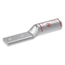 PANDUIT LAB750-12-24R Zapata de compresion Aluminio LAB750-12-24R para cal. 750 Kcmil Doble barreno para tornillo prisionero de 1/2 Espaciado de orificio 44.45mm 1 Pz
