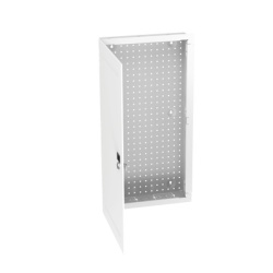 PANDUIT MS28EHDS Gabinete Multiproposito de Montaje en Pared de 28 in de Altura Con Puerta Reversible Fabricado en Acero Color Blanco