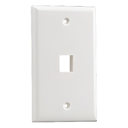 PANDUIT NK1FNEI Placa de Pared Vertical Salida Para 1 Puerto Keystone Color Marfil