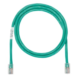 PANDUIT NK5EPC3GRY Cable de parcheo UTP Categoria 5e con plug modular en cada extremo - 1 m. - Verde