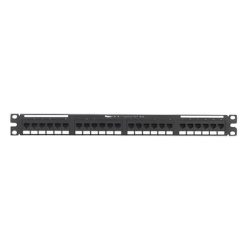 PANDUIT NK5EPPG24Y Panel de Parcheo de Impacto 110 Plano Categoria 5e de 24 Puertos 1UR