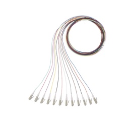 PANDUIT NKFPX1BN1NKM001 Kit de 12 Pigtails con Conector LC Multimodo 50/125 OM3 900um de 1 Metro (3.28 Pies)