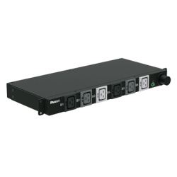 PANDUIT P06B02M PDU Basico para Distribucion de Energia Plug de Entrada Trifasico CS8365C Con 6 Contactos C19 Instalacion Horizontal de 19in 1UR 50 Amp 208 Vca