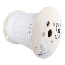 PANDUIT PFL6X04WH-CEG Bobina de Cable Blindado F/UTP de 4 Pares Cat6A Soporte de Aplicaciones 10GBase-T LSZH (Libre de Gases Toxicos) Color Blanco 305 Metros (1000 Pies)