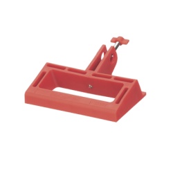 PANDUIT PSL-CBL Bloqueador LOTO de Manija Grande para Disyuntores de Caja Moldeada 2.24" (56.8m) Largo x 3.75" (95.2mm) Ancho. Color rojo