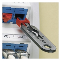 PANDUIT PSL-DCJB-BL Kit de 10 Dispositivos para Bloquear Puertos Jack RJ45 Color Negro Incluye Llave de Extraccion - Img 4
