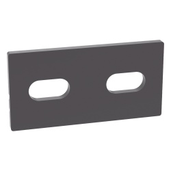 PANDUIT PWBSPL2BL Kit de 12 Piezas de Barra de Empalme de 2 Orificios Para Fabricacion de Curvas con Charola Wire Basket en Campo Color Negro