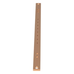 PANDUIT RGRB19B Pletina de Conexión a Tierra / 19" (482.6 mm) / 8 Orificios / Cobre / UL Listed