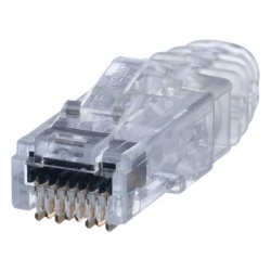 PANDUIT SP688E-C Plug RJ45 Cat6 de 3 Piezas Para Cable UTP de Calibre 23-24 AWG Chapado en Oro de 50 micras Paquete de 100 Piezas