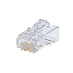 PANDUIT SP6X88PHD-C Plug RJ45 Cat6A, Para Cable UTP Vari-Matrix Tipo Plenum, 23 AWG, Chapado en Oro de 50 Micras, Paquete de 100 Piezas