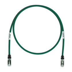 PANDUIT STP6X5GR Patch Cord Cat6A Blindado S/FTP CM/LS0H 1.52 Metros (5 Pies) Color Verde