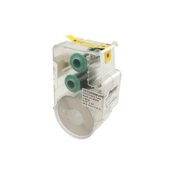 PANDUIT T075X000VPC-BK Casete de Etiquetas de Vinilo de Cinta Continua Color Negro Sobre Blanco Uso Interior/Exterior 19.05 mm de Ancho x 7.6 Metros (24.93 Pies) de Largo