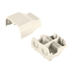 PANDUIT T70EEIW Conexion de tuberia a canaleta T70 Salidas de 1/2" 3/4" 1" y 1 1/4" material ABS Color Blanco Mate