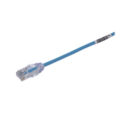 PANDUIT UTP28SP10MBU Cable de Parcheo TX6 UTP Cat6 Diametro Reducido (28AWG) Color Azul 10 Metros (32.81 Pies)