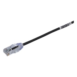 PANDUIT UTP28SP20BL Cable de Parcheo TX6 UTP Cat6 Diametro Reducido (28AWG) Color Negro 6.1 Metros (20 Pies)