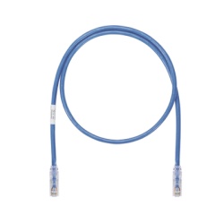PANDUIT UTP6ASD7BU Cable de Parcheo UTP Cat6A 26 AWG CM Color Azul 7ft