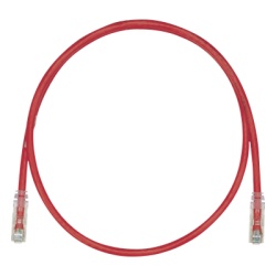 PANDUIT UTPSP15RDY Cable de Parcheo TX6 UTP Cat6 24 AWG CM Color Rojo 4.57 Metros (15 Pies)