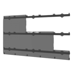 PEERLESS LEDUNVS-5X5 Sistema de Montaje Universal para paneles LED dvLED / SEAMLESS Connect / 5x5 Paneles / Capacidad (284.1 kg) / Aluminio / Ajuste de Precision / Hasta 135" 3.05 x 1.69 m