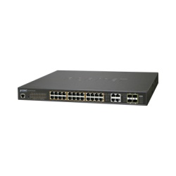 PLANET GS-4210-24UP4C Switch Administrable L2 24 puertos 10/100/1000T c/Ultra PoE + 4 puertos combo Gigabit TP/SFP (600W)