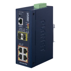 PLANET IGS-5225-4P2S Switch Industrial Administrable Capa 2 4 Puertos PoE 802.3af/at 10/100/1000T 2 Puertos SFP 100/1000X