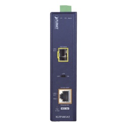 PLANET IGTP-805AT Convertidor de Medios PoE Industrial Puerto SFP 1000BASE-SX/LX a Puerto RJ45 Gigabit con Salida PoE 802.3at (Hasta 30 W). - Img 3