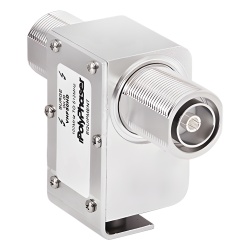 POLYPHASER VHF-50-HD Protector Coaxial RF de Banda Ancha Para Combinadores de 100 a 512 MHz Con Conectores DIN Hembra