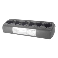POWER PRODUCTS PP-6C-EP450 Multicargador rapido de escritorio de 6 cavidades para radios Motorola CP150 / CP200 / CP250 / EP450/ DEP450 / PR400/DEP450. Para uso con baterias Ni-Cd Ni-MH Li-Ion Li-Po.