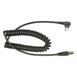 PRYME MC-EM---03 Cable para auricular HDS-EMB con atenuacion de ruido para radios Motorola GP-300 SP-50 P-1225 PRO-3150 MAG ONE DEP-450 EP-450 EP-350 y Hytera TC-500/ 518/ 600/ 610/ 620/ 700/ 1600/ 70