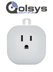 QOLSYS QLS1220002 QOLSYS IQOUTLET - Tomacorriente Inteligente Z-Wave . Convierte Cualquier tomacorriente en uno inteligente. Para funcionar en la plataforma de alarm.com