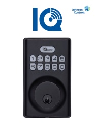 QOLSYS QLS2450003 QOLSYS IQDLK-PGK-ORB Cerradura con boton pulsador - Cerradura Inteligente PowerG color Bronce Antiguo (OIL-RUBBED BRONZE)
