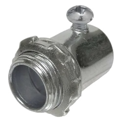 RACO HUB-2003 Conector de 3/4" (19 mm) para Pared Delgada con Tornillo.