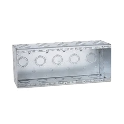 RACO HUB-699 Caja Multigang de 5 Gangs/ Profundidad de 3-1/2 Pulgadas (8.89 cm)/ 29 Entradas de 1/2 - 3/4.