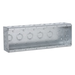 RACO HUB-960 Caja de 6 Gang/Profundidad 2 1/2"/28 Entradas 1/2"-3/4".