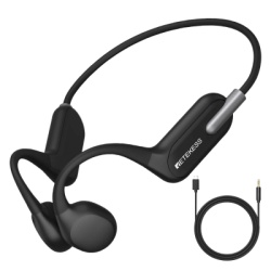 RETEKESS TT042 Auriculares de Conduccion Osea / Dispositivo Amplificador de Sonido / Asistencia Auditiva / Modos de Escucha Duales / Alta Ganancia 25-35 dB / Baja Distorsion <0.5% / Diseno sin Inserci