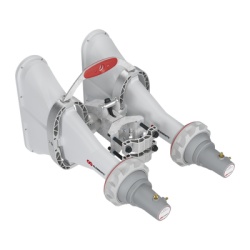 RF ELEMENTS AH60-4X4-SMA Antena Sectorial Asimetrica de 60Â° 5180 - 6000 MHz 16 dBi con soporte mejorado listas para TwisPort sin perdida
