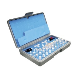RF INDUSTRIES LTD RFA-4023-01 Kit Universal de Adaptadores UNIDAPT de 43 Piezas "Clasicos" en Estuche de Plastico y Esponja.
