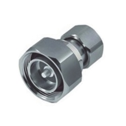 RF INDUSTRIES LTD RFD-1686-4 Adaptador en Linea de Conector DIN 7-16 Macho a 4.3-10 Macho Bronce Blanco/ Plata/ Teflon.