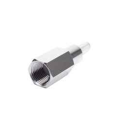 RF INDUSTRIES LTD RFE-6000-C Conector FME Macho de anillo plegable para cable RG-58/U Niquel/ Oro/ Teflon.