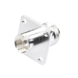RF INDUSTRIES LTD RFN-1021-6 Conector N Hembra montaje con 4 perforaciones a 18 mm.
