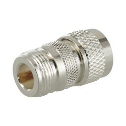 RF INDUSTRIES LTD RFN-1036-1 Adaptador en Linea de Conector N Hembra a UHF Macho (PL-259) Plata/ Oro/ Teflon.