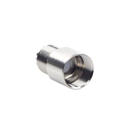 RF INDUSTRIES LTD RFU-520-I Conector UHF Hembra (SO-239) en Linea de Rosca para RG-8/U 9913 LMR-400 Niquel/ Plata/ Teflon.