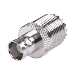 RF INDUSTRIES LTD RFU-545 Adaptador en Linea para 50 Ohm Conector UHF Hembra (SO-239) a BNC Hembra Niquel/ Plata/ Delrin.