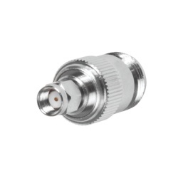 RF INDUSTRIES LTD RP-3452 Adaptador en Linea de Conector SMA Macho Inverso a N Hembra Niquel/ Oro/ Teflon.