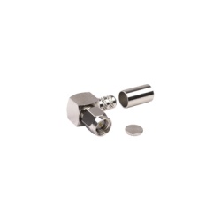 RF INDUSTRIES LTD RSA-3010-X Conector SMA Macho en A/R de Anillo Pegable para Cable RG-8/X LMR-240 9258 Niquel/Oro/Teflon.