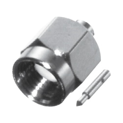 RF INDUSTRIES LTD RSA-3500-085 Conector SMA Macho para cable Semi-Rigido de 0.085" de Diametro Niquel/ Oro/ Teflon.