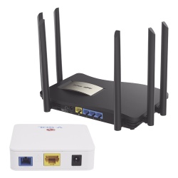 RUIJIE KIT2-VPON-MESH Kit 2 ONU Bridge V-Sol Dual GPON/EPON con Router Home Mesh Ideal para distribuciones WISP de mayor cobertura Wi-Fi en Hogares y Oficinas