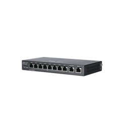 RUIJIE RG-EG210G-P Router Balanceador PoE Cloud 10 puertos gigabit (8 puertos PoE) soporta 4x WAN configurables hasta 200 clientes con desempeno de 600 Mbps asimetricos