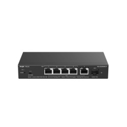 RUIJIE RG-ES206MG-P Switch Administrable Capa2 PoE+ con 5 puertos Multi-Gigabit 2.5Gb hasta 70w PoE
